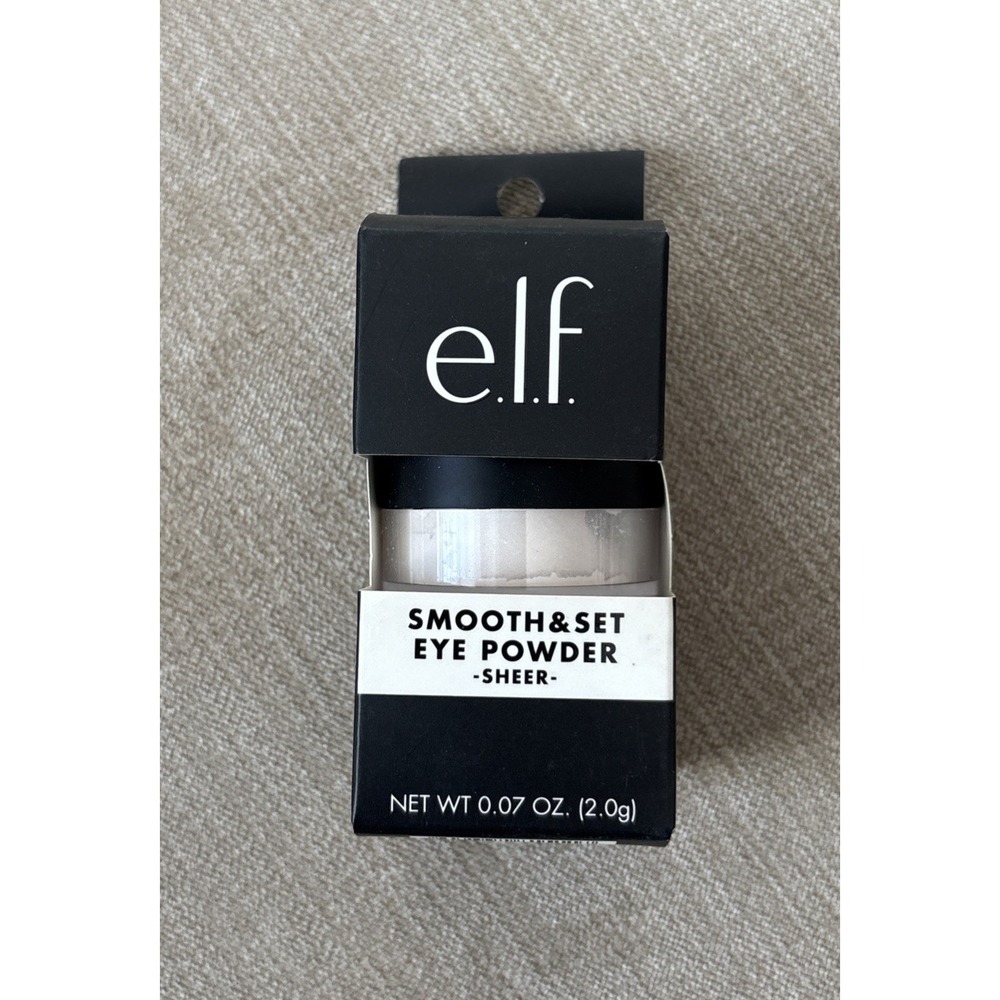 ELF Smooth & Set Eye Powder Sheer 815111 .07 Oz. E.L.F. NEW Boxed Discontinued